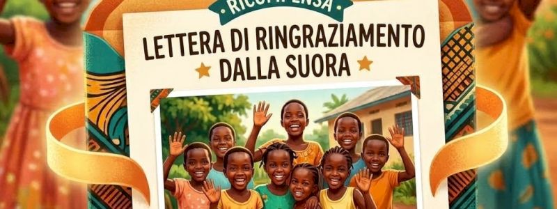 Lettera di ringraziamento personalizzata