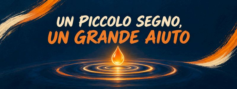 Un piccolo segno, un grande aiuto