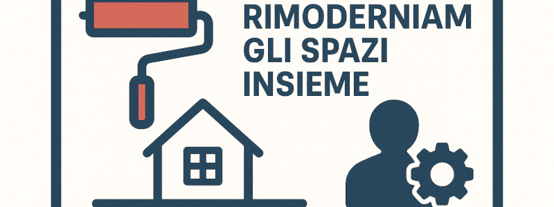 Rimoderniamo gli spazi insieme.