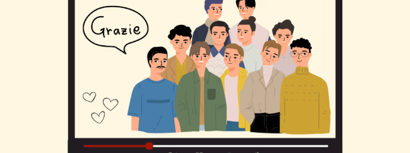 Un video ringraziamento speciale