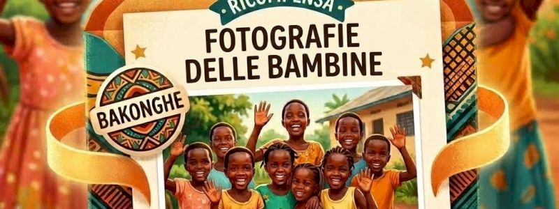Fotografie delle bambine dell'orfanotrofio