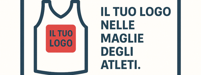 Il tuo logo nelle maglie di allenamento degli atleti.
