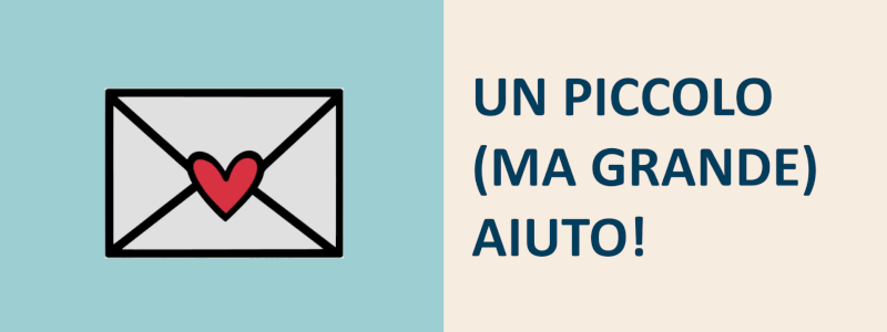 UN PICCOLO (MA GRANDE) AIUTO!!