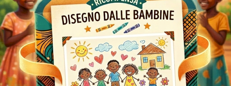 Disegno delle bambine dell’orfanotrofio