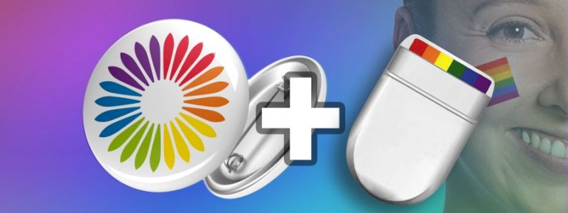 SPILLA MODENA PRIDE e TRUCCO ARCOBALENO