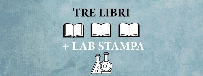 La copia dei tre libri e un laboratorio di Cianotipia