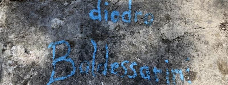 IL TUO NOME SU UNA VIA DI ARRAMPICATA