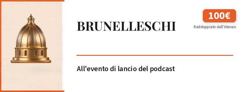 Invito all'evento di lancio del podcast
