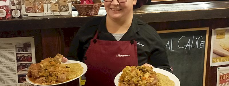 CENA PER 2 PERSONE presso l'Osteria LA TELA