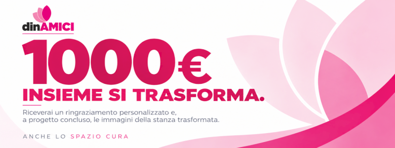 1.000 € – INSIEME POSSIAMO FARE DAVVERO LA DIFFERENZA