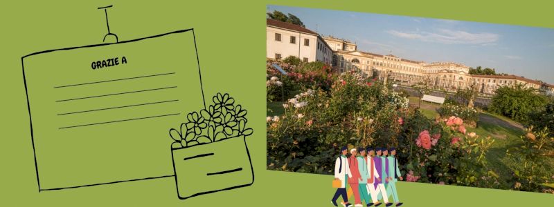 Passeggiata botanica guidata nei Giardini Reali di Monza + menzione nel pannello dei donatori