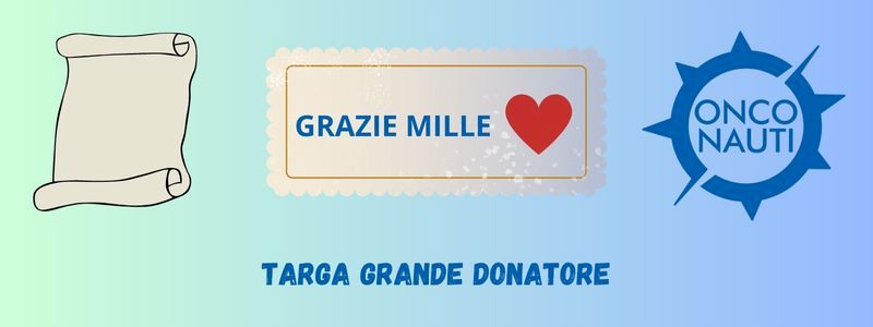 Targa grande donatore