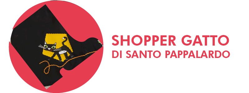 SHOPPER GATTO DI SANTO PAPPALARDO