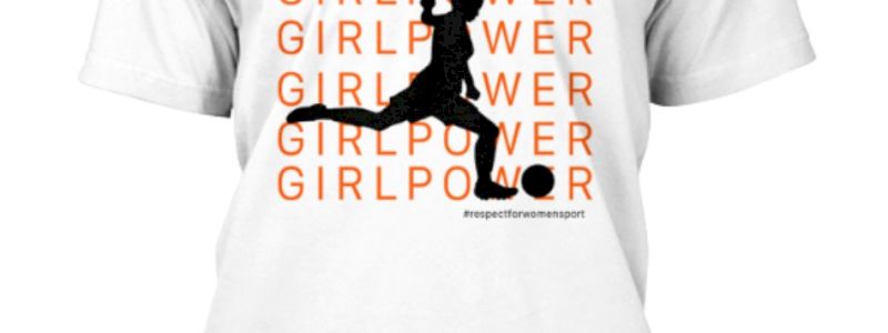 T-shirt Ladysoccer supporter