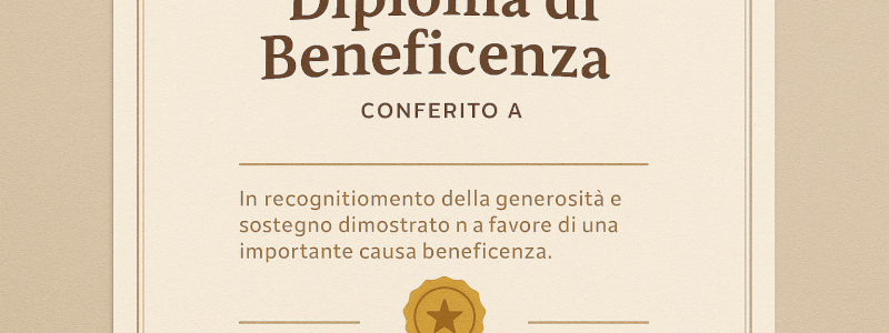 Ringraziamento + certificato digitale