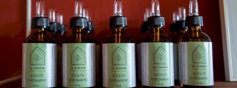 Set di 3 Boccette di Oleoliti / Set of 3 bottles of infused oil (oleolite)