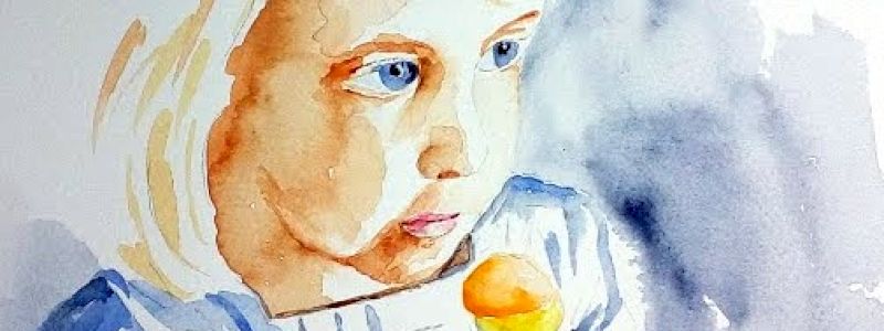 Quadro dipinto acquarello da un nostro artista (misura massima 40x50)