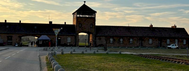 Fotografia scattata ad Auschwitz-Birkenau