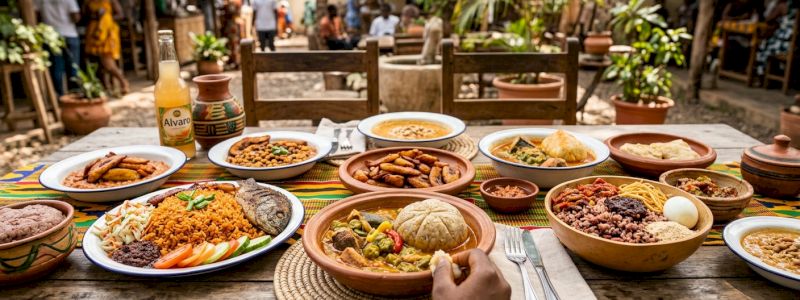 La cena ghanese - The Ghanaian Dinner