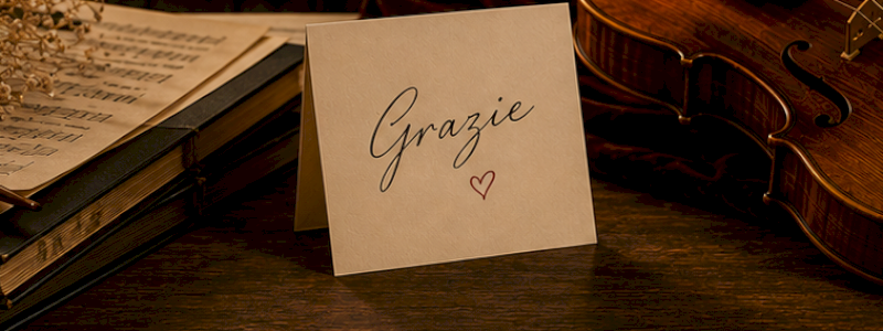 GRAZIE!