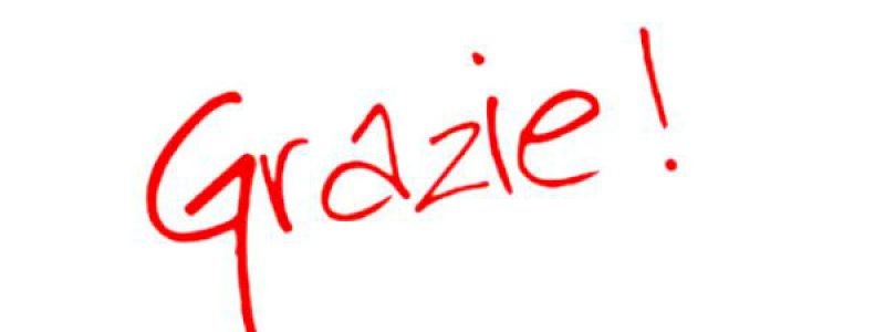 Ringraziamento Speciale