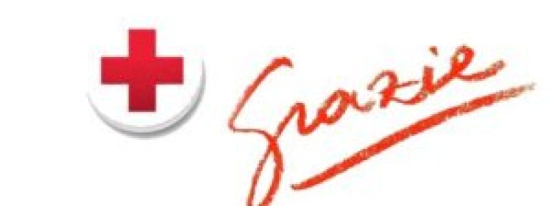 Mail di ringraziamento della CRI