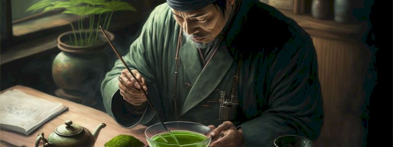 Degustazione biologica di Tè matcha