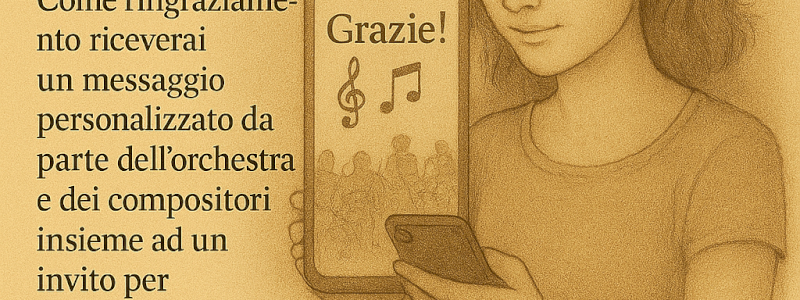 Ringraziamento digitale e invito all'anteprima cesenate