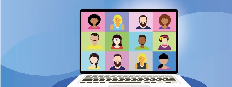 Partecipazione a un webinar con il direttivo dell'associazione di diaspora