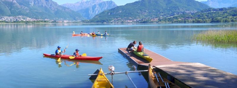 Uscita in kayak per 2 persone con istruttore