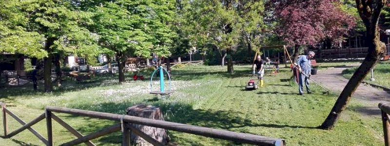 Pannello con i nomi di tutti i donatori