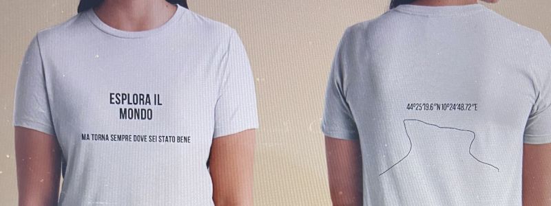 T-shirt con slogan