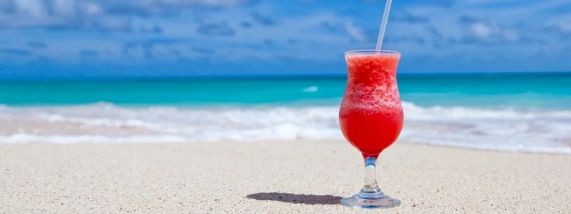 Una parte di spesa di una giornata al mare