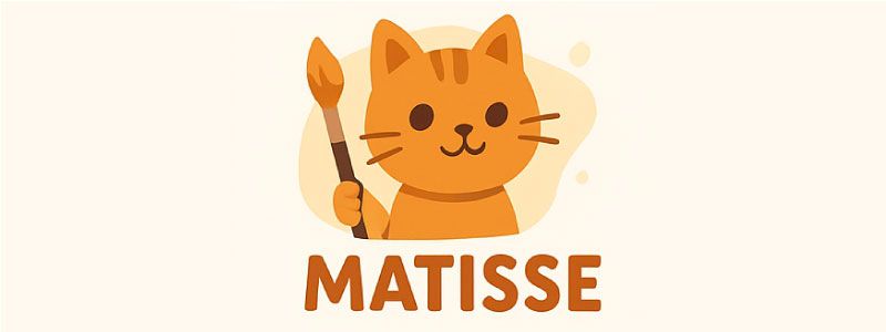 MATISSE: ringraziamento personalizzato con foto di un micio