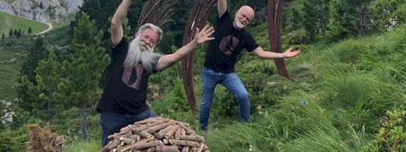 Esperienza Land Art in bosco