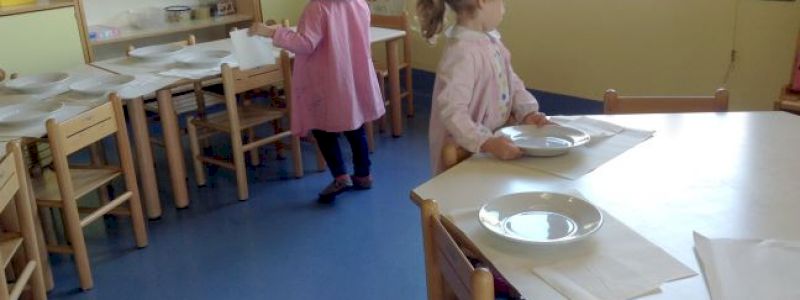 Pranzo a scuola e inserimento nel tabellone dei donatori