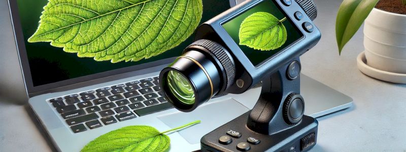 Adotta un microscopio digitale palmare LCD