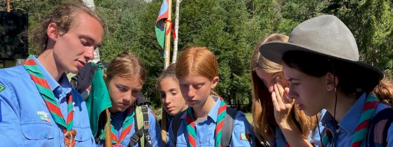 Missione di squadriglia in tenda