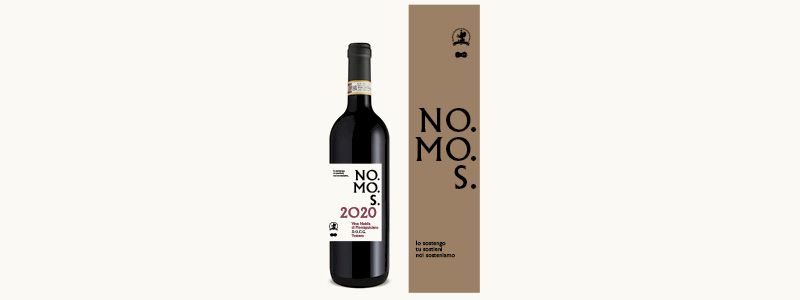 Bottiglia Nomos e cartolina personalizzata