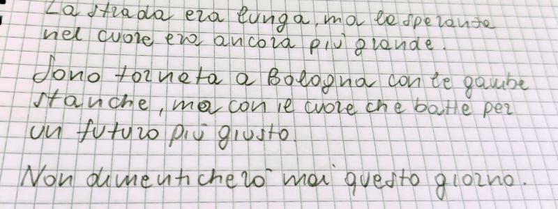 Un pensiero per la pace