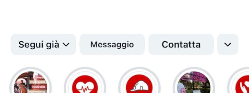 Ringraziamenti sui canali social deil nostro Comitato