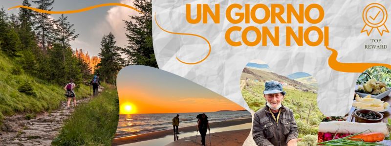 Giorno di cammino con noi per 2 persone + ebook omaggio<br>| One day walking with us for 2 people + free ebook