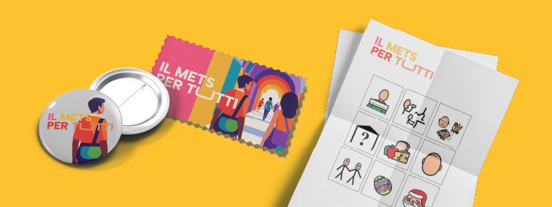 Ringraziamento in CAA + 1 ingresso omaggio al METS + spilletta e badge digitale