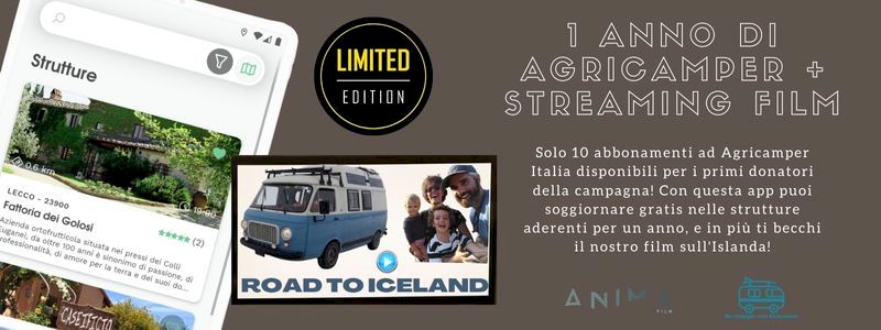 1 Anno di Agricamper Italia [Abbonamento + Streaming del film]