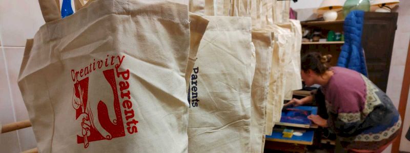 Shopper con serigrafia