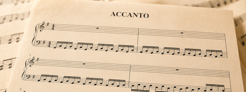Spartito “ACCANTO”