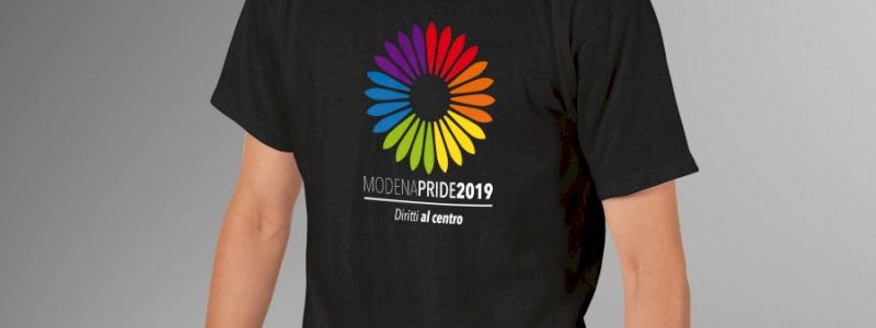 T-SHIRT MODENA PRIDE 2019 - RAINBOW