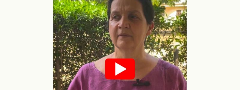 Video personale di ringraziamento dell'ostetrica Tiziana