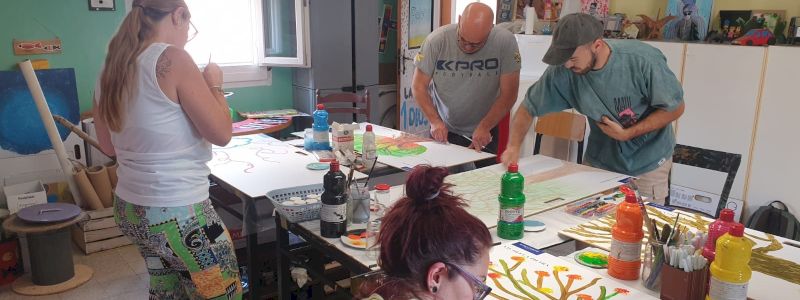 Art experience nel nostro laboratorio artistico!