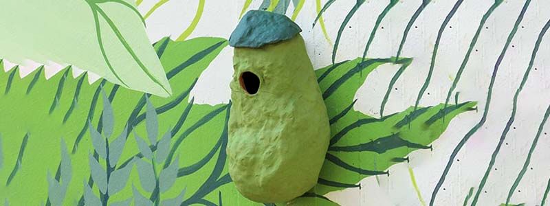 Nido artistico realizzato da Gola Hundun con gli abitanti + stampa A5